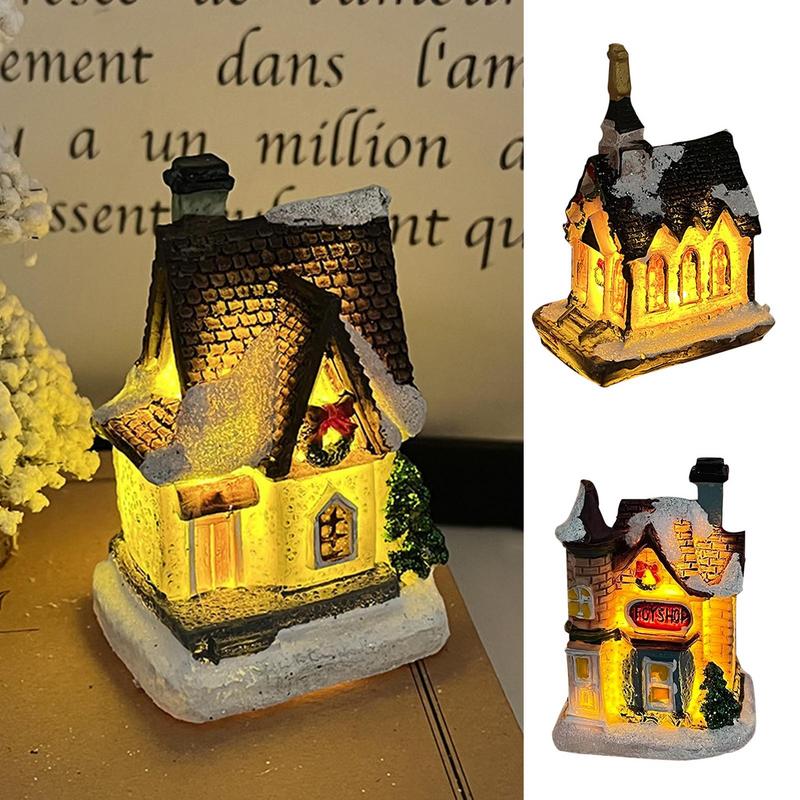 Collectible Vintage Lamps - Weihnachtsdorf Häuser Vintage Fake Farmhouse Nachtlicht