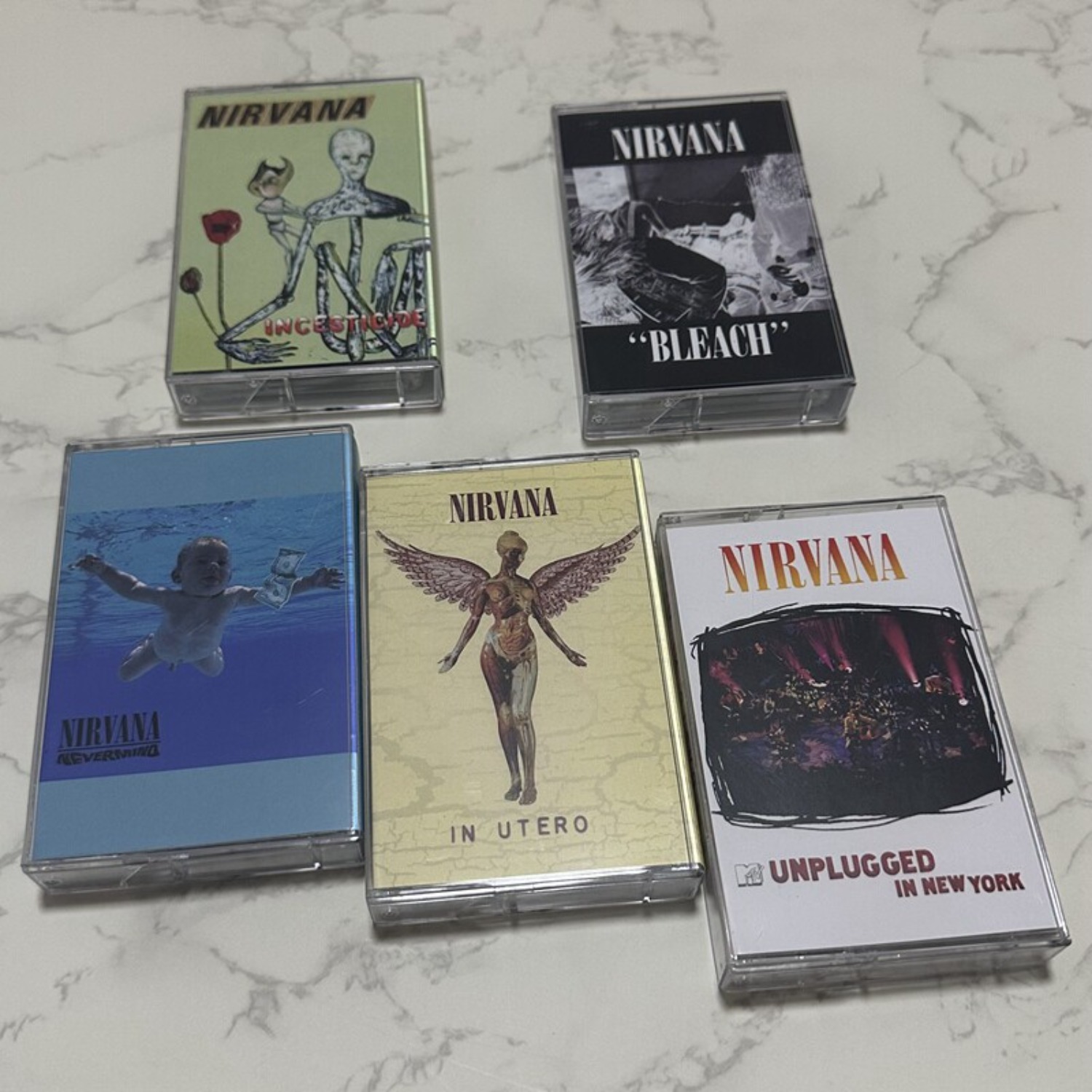 Vintage Collectible & Vintage Dolls - Komplette Album-Sammlung Kassetten Alternative Rock Vintage