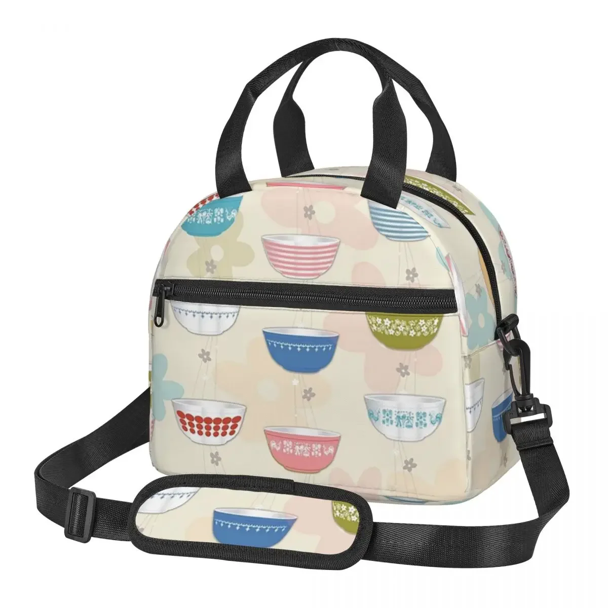 Vintage Collectible Pyrex - Vintage Pyrex Bowls Collection Isolierte Lunchtasche