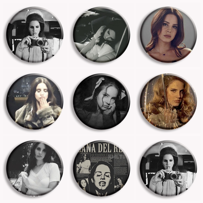 Collectible Vintage Brooches - Ich liebe Luna Vintage künstlerische Retro-Foto-Pin