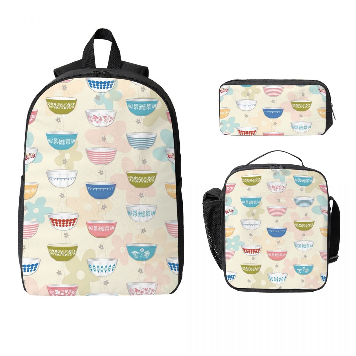 Vintage Collectible Pyrex - Vintage Pyrex Bowls Collection Rucksack für