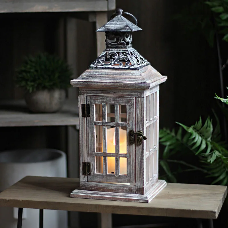 Vintage-Windlampe aus Holz und – Collectible Vintage Lamps Bewertung und Preis