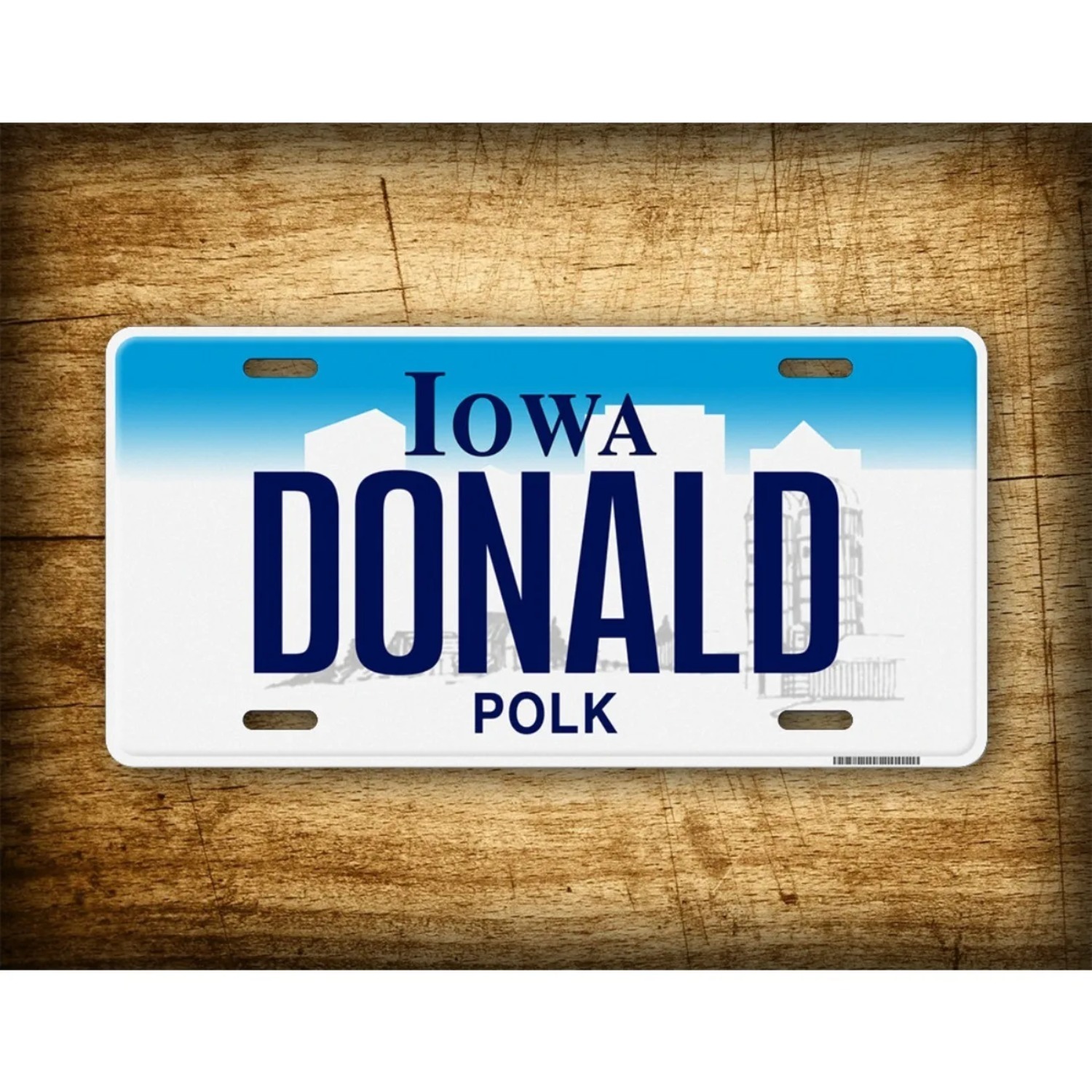 Personalisiertes Iowa Vintage  – Vintage Collectible Signs Bewertung und Preis