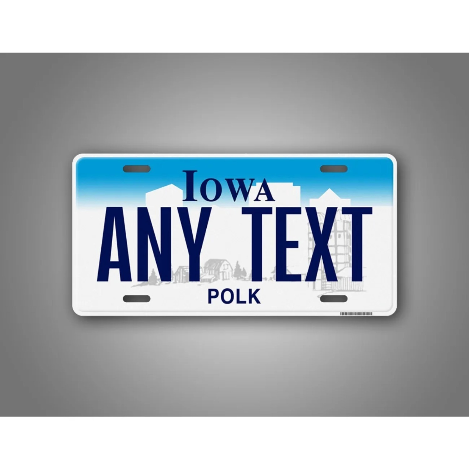 Personalisiertes Iowa Vintage  – Vintage Collectible Signs Bewertung und Preis