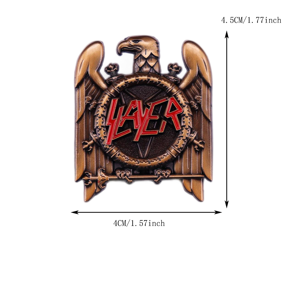 1pc Retro Heavy Metal Band Pop – Collectible Vintage Brooches Bewertung und Preis