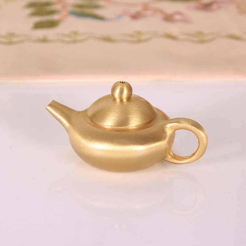 Messing-Mini-Teekanne, chinesi – Vintage Collectible Furniture Bewertung und Preis