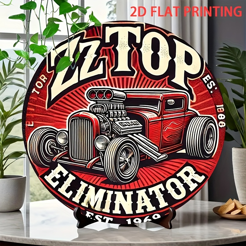 2D Flat, 1 Stück ZZ Top Elimin – Vintage Collectible Signs Bewertung und Preis