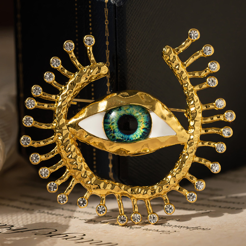 Neue böse Blick Abzeichen Cosp – Collectible Vintage Brooches Bewertung und Preis