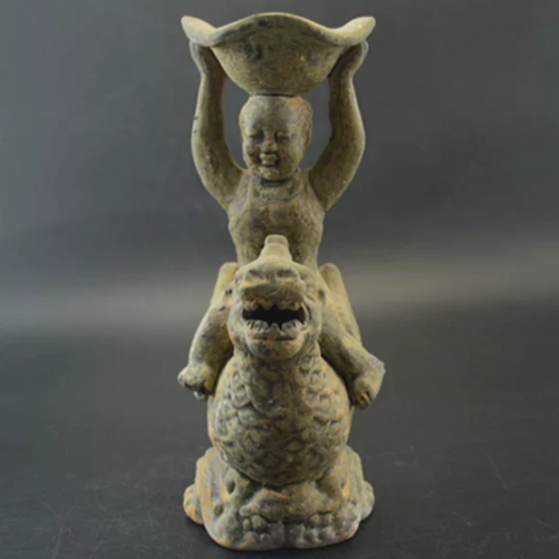 Vintage Yue Kiln Qilin Öllampe – Collectible Vintage Lamps Bewertung und Preis